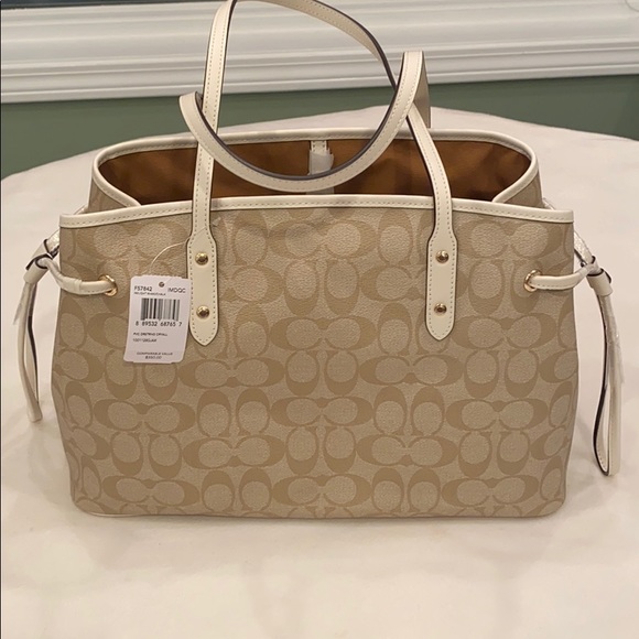 SOLD NWT Coach Drawstring Cryall Tote Bag - Picture 2 of 8